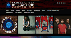 Desktop Screenshot of larleecreekmusic.ca